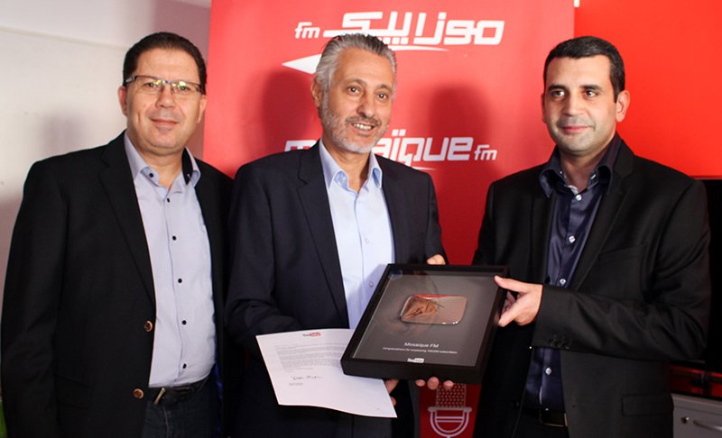 TANIT WEB et Mosaïque FM célèbrent le trophée d&rsquo;argent YouTube