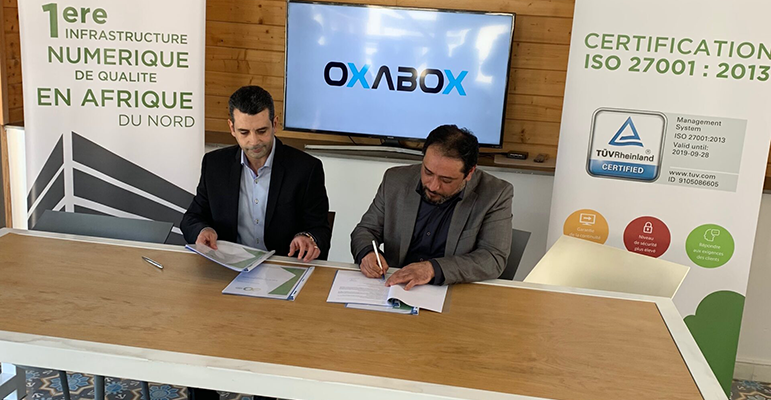 Convention de partenariat signée entre OXABOX et EO DATA CENTER