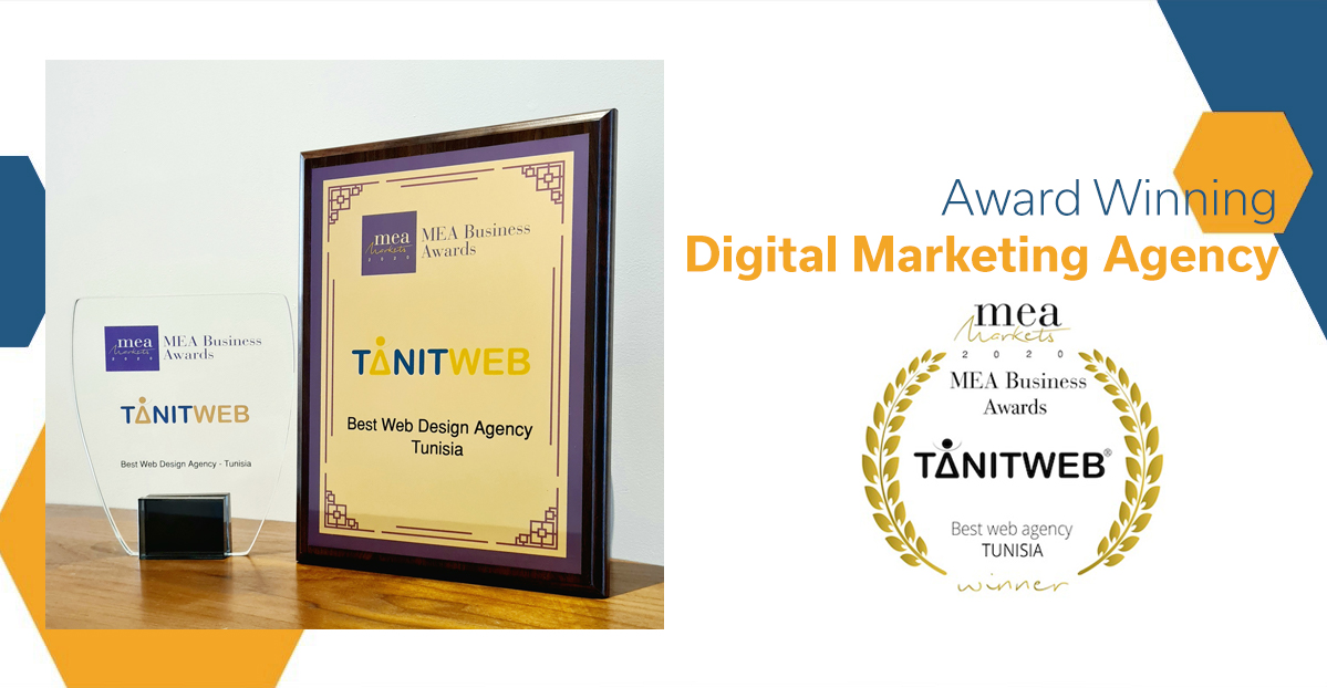 TANIT WEB nommée meilleure agence Web en Afrique et au Moyen Orient